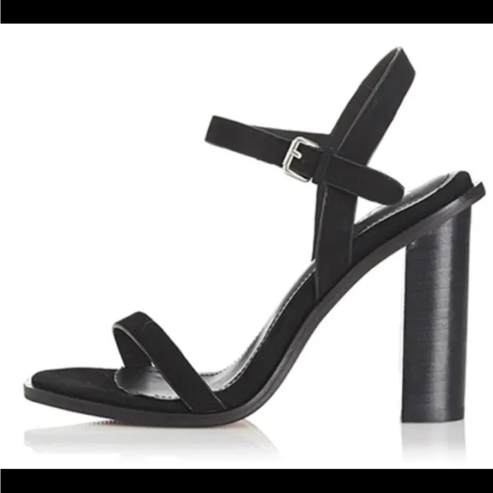 Alias mae Ada black Nubuck block high heels